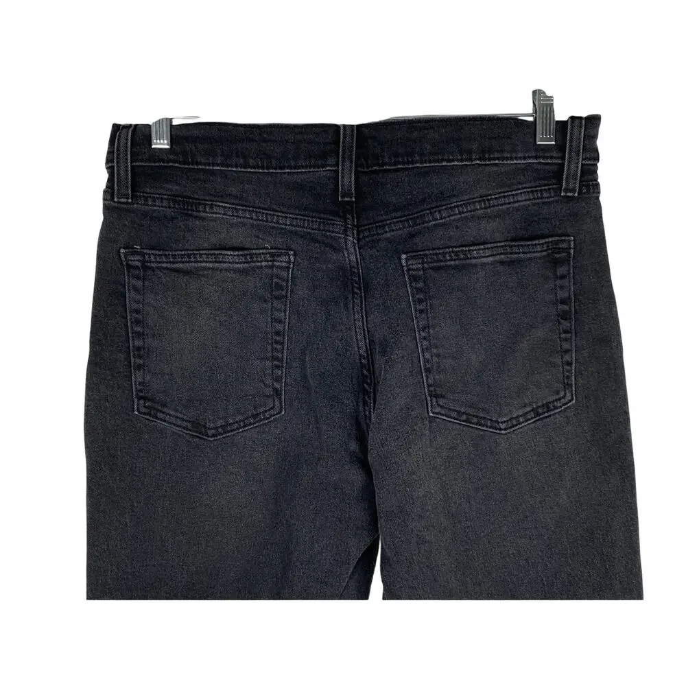 Goodfellow & Co Black Gray Straight Jeans Mens 31x31 Capsule Minimalist Stretch